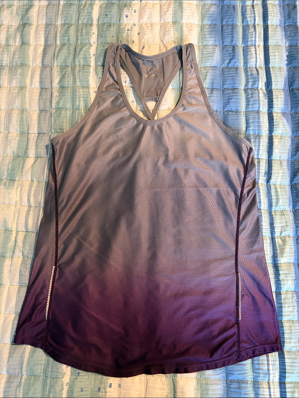 Road Runner Sports Women’s M Ombre Racerback Running Tank Reflective